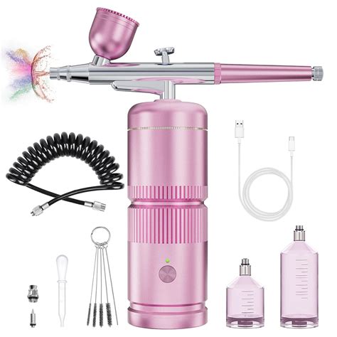 Rexley Airbrush Kit - Auto Handheld Airbush Gun Rechargeable Airbrush ...
