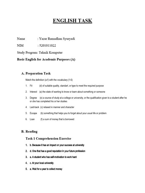 Image result for English Writing Task