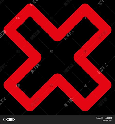 Red And Black X Logo