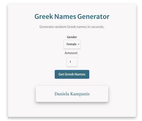 The Official Greek Name Generator: Get the Perfect Name Now