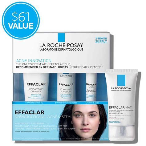 Effaclar Acne Treatment System with Moisturizer | La Roche-Posay
