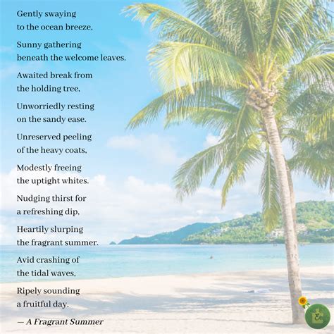 Imagery Poems About Summer