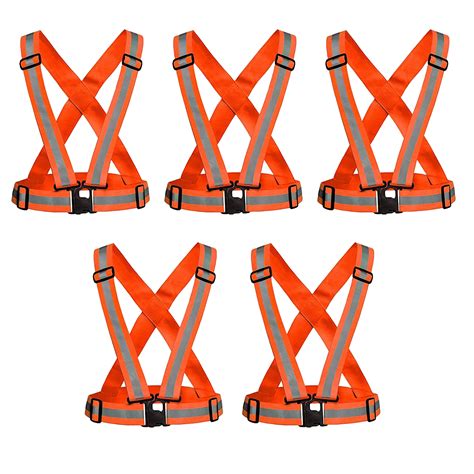Buy Orange Reflective Safety Cross Vest Online – Robustt