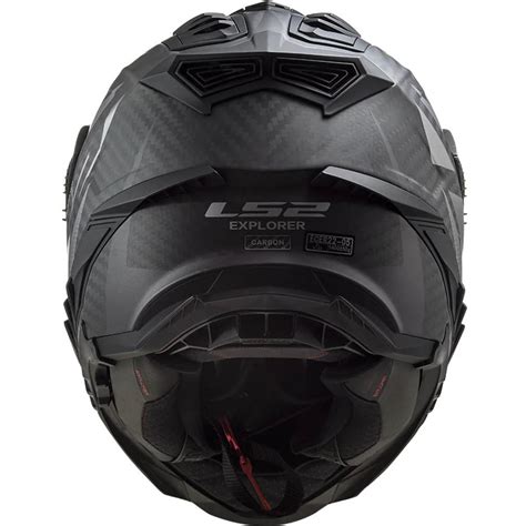 LS2 MX701 EXPLORER Carbon Focus Matt Titanium Hi Viz Yellow Helmet ...