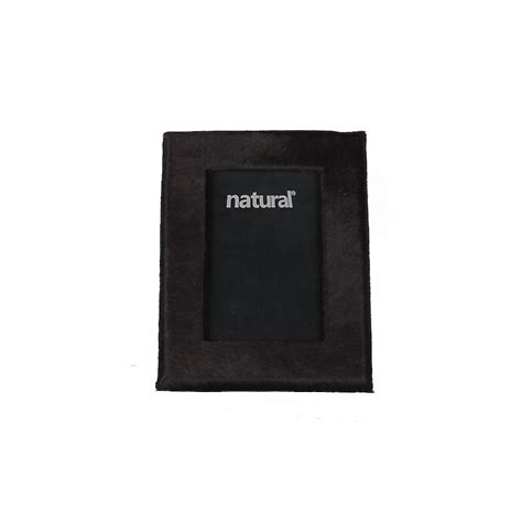 HomeRoots Black Leather/Suede Picture Frame (4-in x 6-in) in the ...