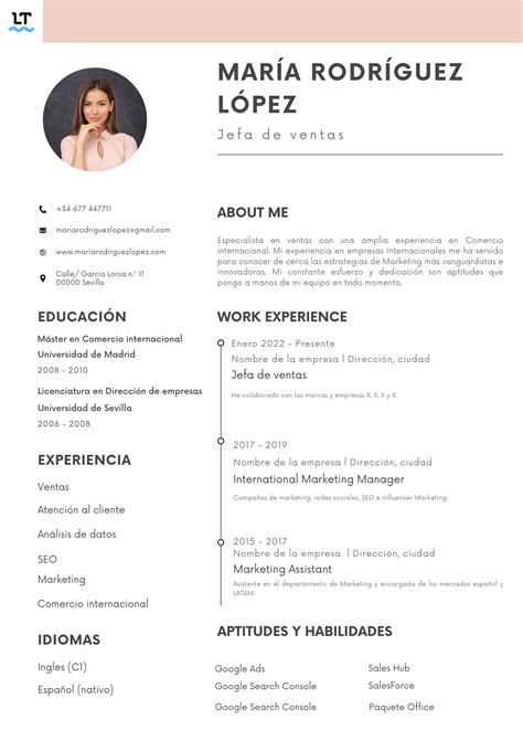 Cómo redactar un currículum: plantilla y consejos