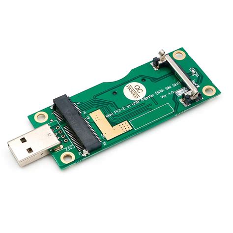 Mini PCI-E to USB Adapter with SIM Card Slot for WWAN/LTE Module ...