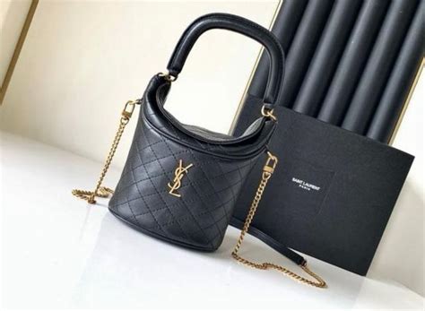 YSL Saint Laurent Gaby bucket bag with og box 5470