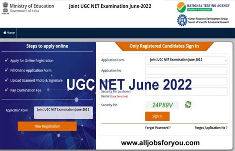 Image result for UGC Net 2022 Application Form