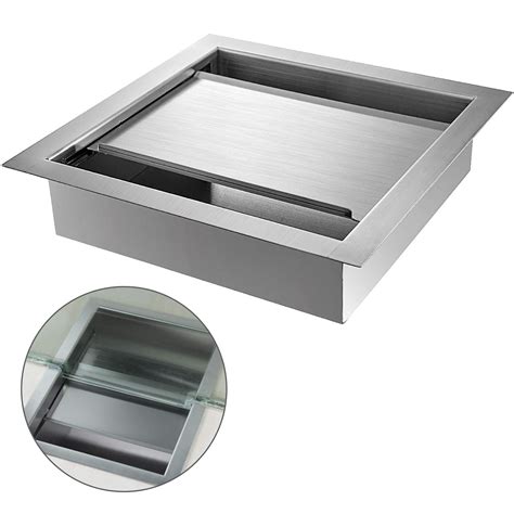 Mophorn 304 Stainless Steel Drop-in Deal Tray with Lid 14" Deep x 14 ...