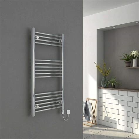 Buy WarmeHaus 200W Electric Heated Towel Rail Thermostat 1000 x 500mm ...