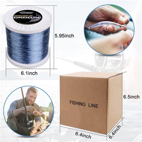 Buy OROOTL Monofilament Fishing Line 14lb-127lb Big Game Mono Fishing ...