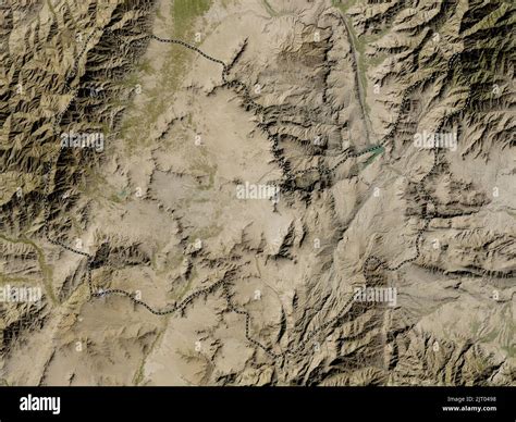 Kabul, province of Afghanistan. Low resolution satellite map Stock Photo - Alamy
