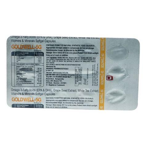 Goldwell-5G Softgel Capsule | Uses, Side Effects, Price | Apollo Pharmacy