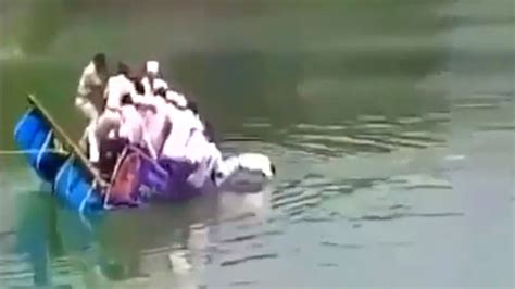 Watch: 11 people, including BJP MLA, rescued after boat capsizes during ...