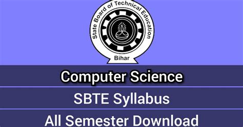 Computer Science Syllabus | 1st, 2nd, 3rd, 4th, 5th & 6th Semester of ...