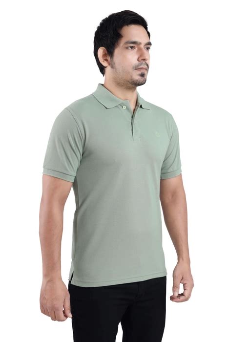 Men's Mint Green Polo T-Shirt | The Dot Company