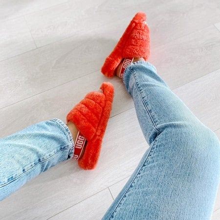 Red uggs on sale fluff yeah