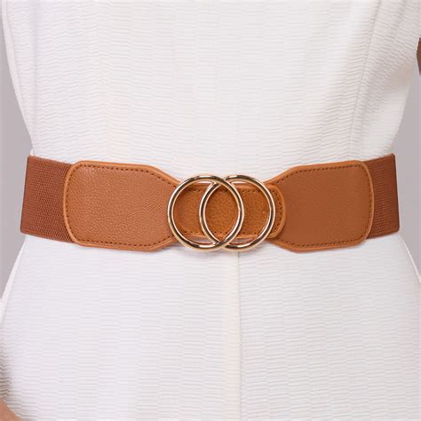 Buy Pipa Bella by Nykaa Fashion Tan Brown Textured Elastic Dual ...