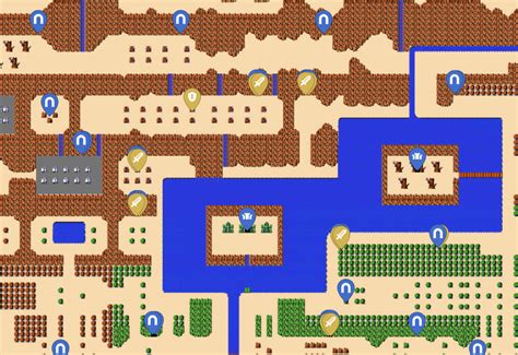 Zelda 1 Map | Map Genie