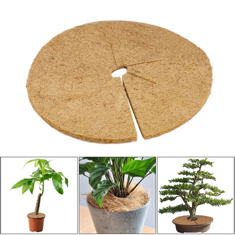 Coconut Fibers Mulch Ring Tree Protector Mat, Mats Disc Plant Cover ...