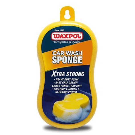 Waxpol Car Wash Xtra Strong Sponge | Extra Strong, Durable & Long ...