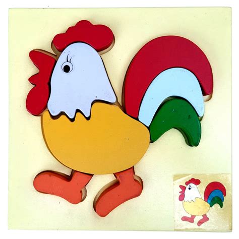 Buy Cock Wooden Puzzle on Snooplay India