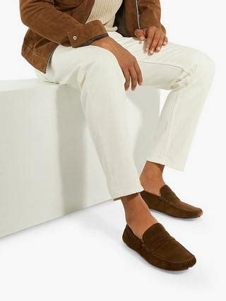 Dune Bradlay Suede Square Toe Moccasin Loafers, Brown-suede