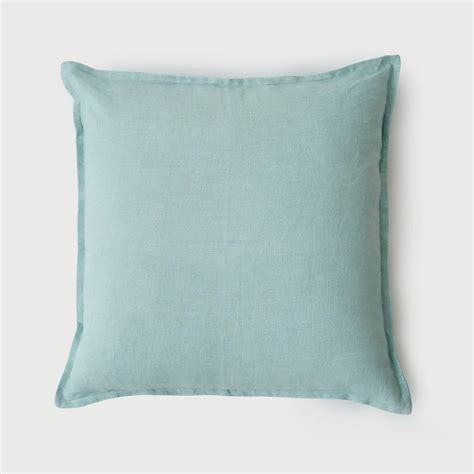 Powder Blue Linen Euro Sham – SanctuaryLiving
