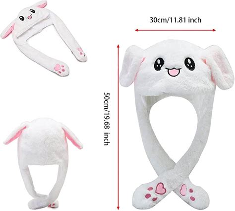 Buy Rabbit Hat Ear Moving Hopping Hat Funny Bunny Interesting Bunny ...