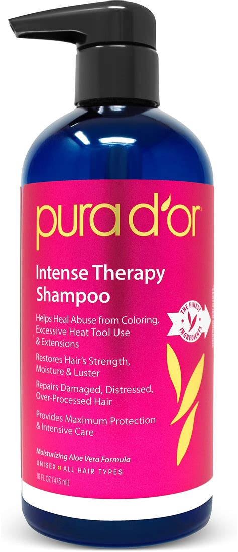 Amazon.com : Pura D'or Hair Thinning Therapy Shampoo - 16 oz, Pack of 2 ...