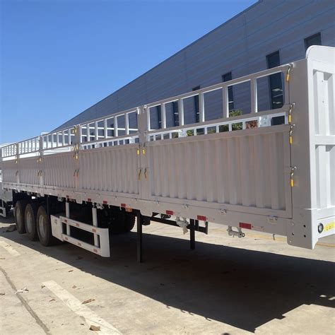 Vehicle Master 2/3/4axles 50-80tons Bulk Cargo Cattle Transport Fence ...