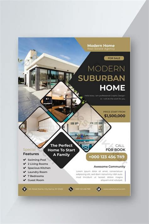 Professional Real Estate Flyers 的图像结果