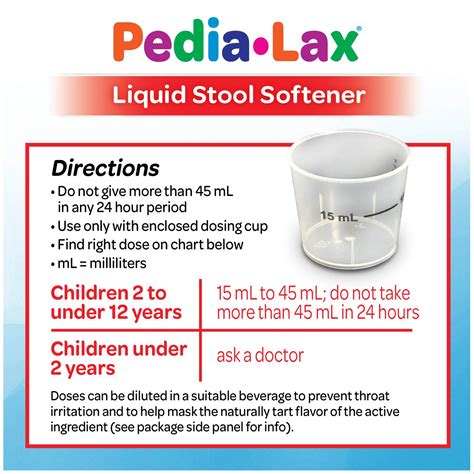 Pedia Lax Liquid Stool Softener