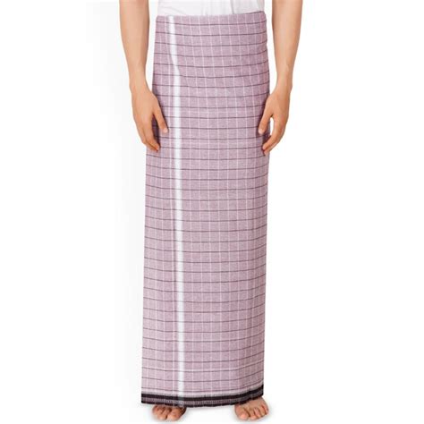 Mens Cotton Color Dhoti With Matching Border