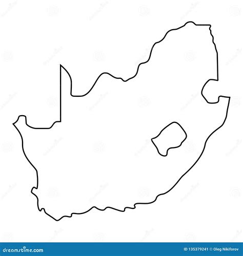 Africa Silhouette Outline