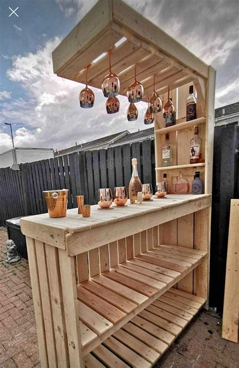 wall displays | Diy home bar, Outdoor patio bar, Diy patio