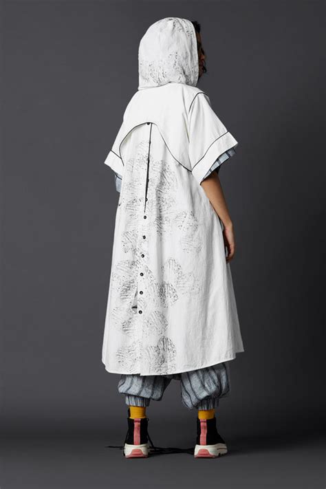 Hooded A-line shirt - Elahe