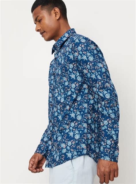 Buy Men Floral Printed Slim Fit Shirt Online at just Rs. 999.0 ...