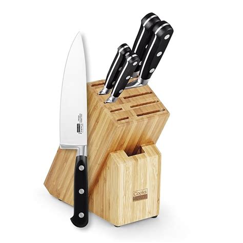 Buy Cooks Standard 6-Piece Stainless Steel Knife Set with Expandable ...