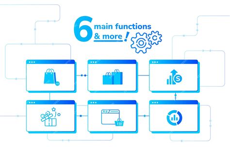 Premium Vector | Infographic diagram ecommerce process