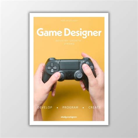 Game Designer Job Spotlight Booklet - Study Work Grow Library