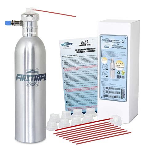 Firstinfo Brake Cleaner Jet Stainless Steel Can Air Pneumatic Manual ...