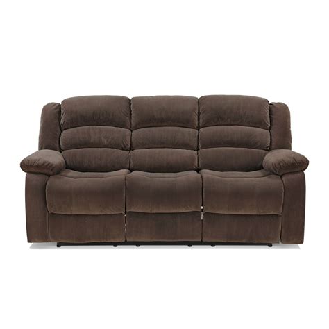Royaloak Divine Three Seater Recliner (Brown, Fabric) : Amazon.in: Home ...