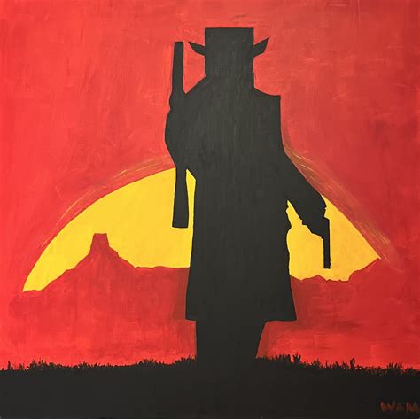 Red dead redemption 2 Painting by WAM - Jose Art Gallery