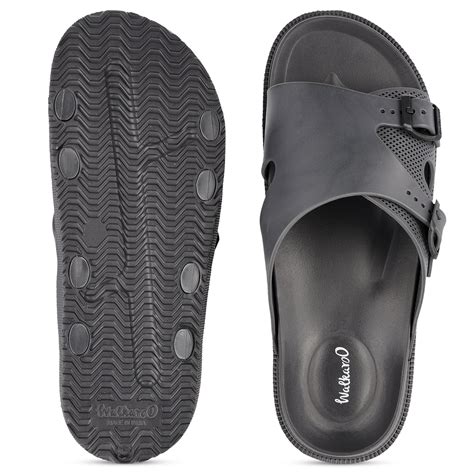 Buy Men's Flip Flop Sandal (WC8714 Dark Grey) Online – Walkaroo Footwear