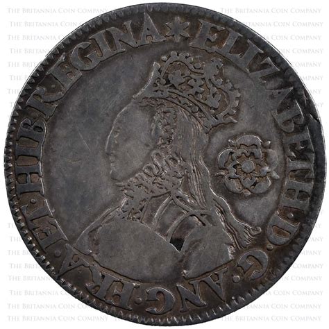 1562 Elizabeth I Milled Sixpence : Tall Bust Plain Dress | The ...