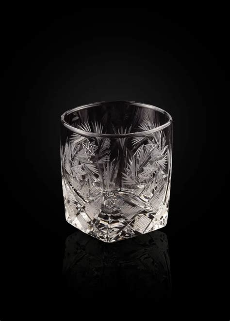 Crystal Hand Cut Whiskey Glass (Set of 2) WG-13 - Venetian Design ...