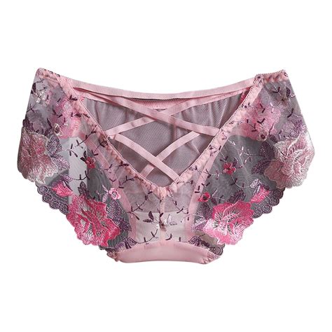 Alkepwun Sexy Underwear for Women High Waisted Lace Panties Mesh ...