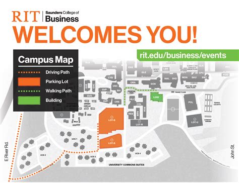 Parking Lot S to Max Lowenthal Hall Map | Saunders College of Business ...